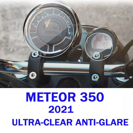 Para royal enfield meteor 350 2021 scratch cluster tela tft lcd ultra-clara anti-reflexo filme de proteção de instrumento de motocicleta
