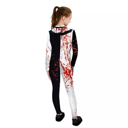 My Secret Art The Clown Cosplay Costume para meninos e meninas, Terrifier 3, Halloween Party Dress, Superhero Costume, Zero Bodysuits