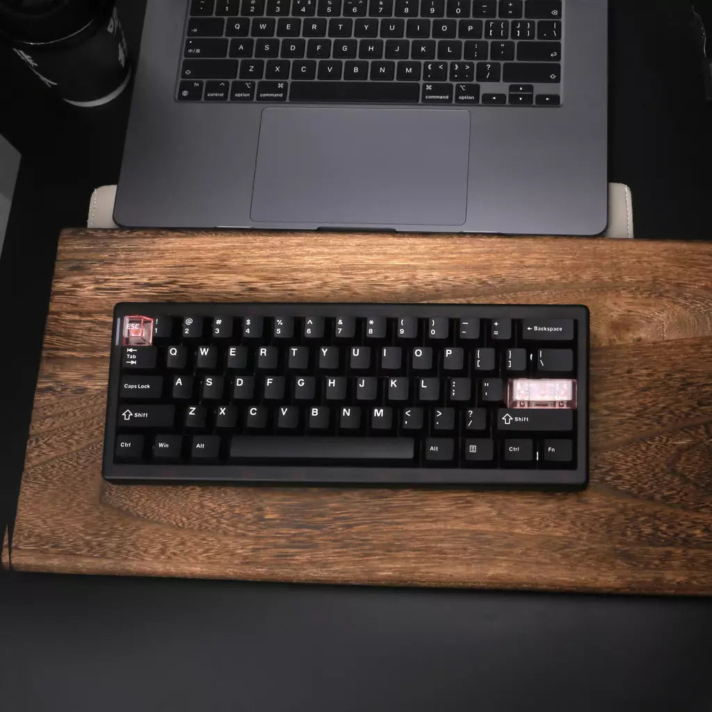 Teclado mecânico qk61, estrutura de junta retroiluminada rgb, 3 modos, 2.4g, bluetooth, sem fio, troca quente, teclado para via/qmk