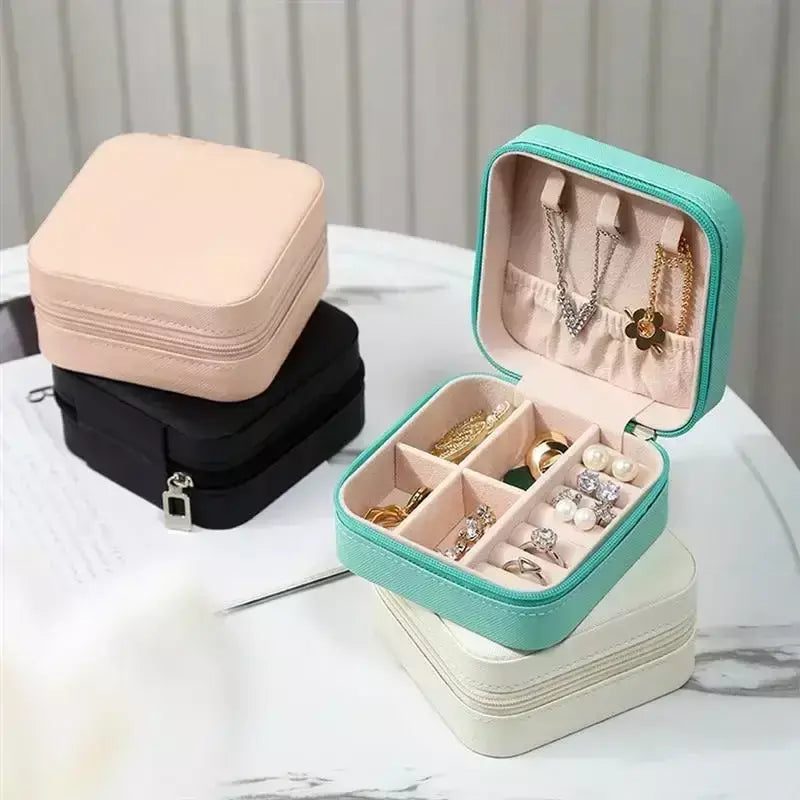 Atualizar caixa de armazenamento de jóias de veludo colar empilhável bandeja de exibição pulseira brinco organizadores diy artesanato gaveta caixa cinza