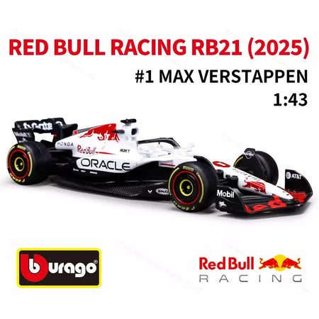 Bburago 1:43 2025 Red Bull RB21 Japão GP F1 Fórmula Carro Estático Veículos Fundidos Modelo Colecionável Carro de Corrida Brinquedos