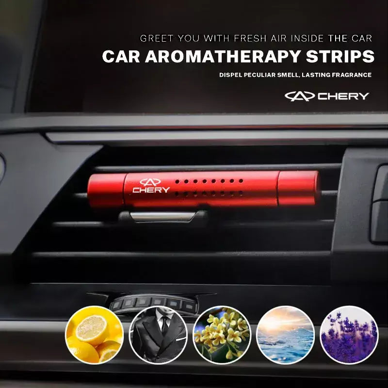 Clipe difusor de perfume para saída de ar de carro, acessórios interiores para chery tiggo 5 2 3 7 8 pro 5x 3x qq fulwin face arrizo a1 a3 a5 t11