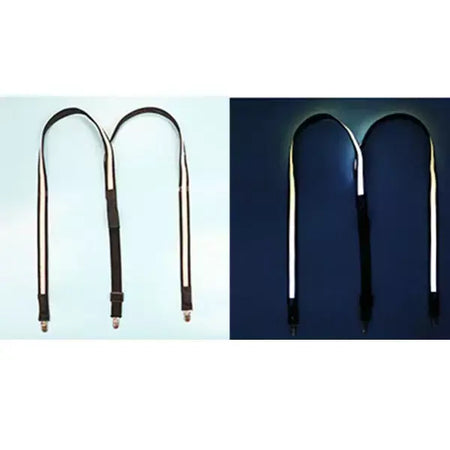 Suspensórios de led iluminados masculinos, gravata borboleta unissex, calças elásticas ajustáveis, suspensório iluminado com led para festival de música, festa de fantasia