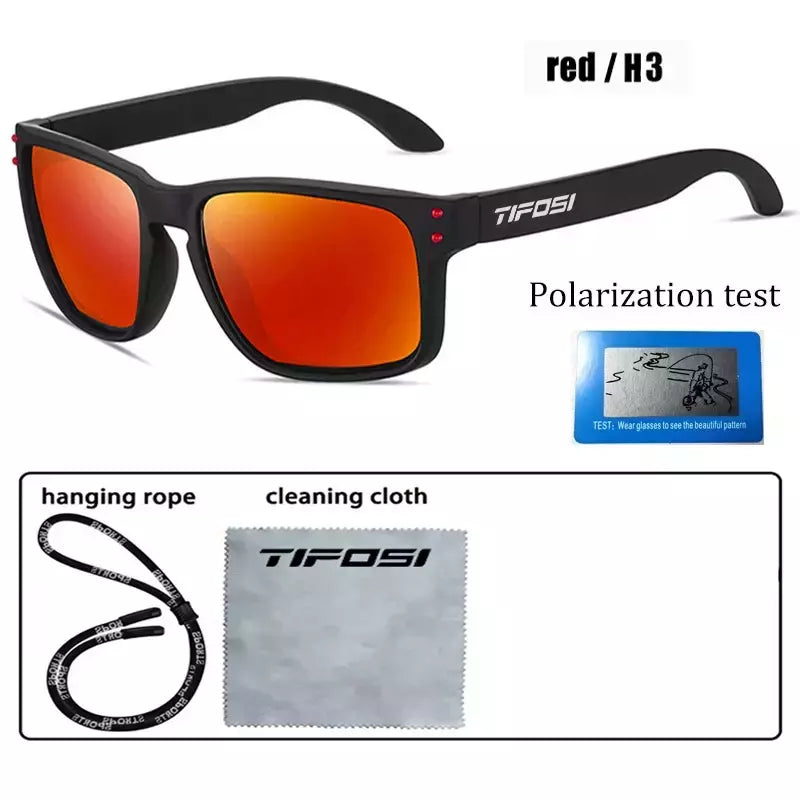 Tifosi-HD óculos polarizados com filme real, ao ar livre, lazer, caminhadas, viagens, golfe, pesca, condução, festa, colorido, UV400