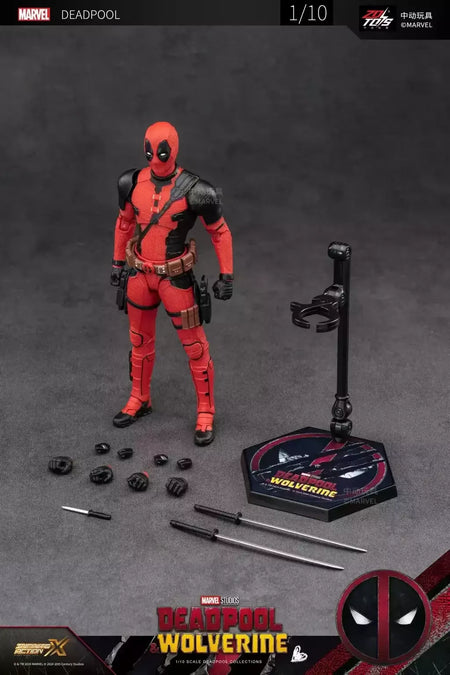 ZD Toys Deadpool & Wolverine Figuras de ação Deadpool Caixa Wolverine Coleção Figuras de ação para adultos Brinquedo infantil