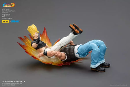Joyotoy original rei dos lutadores 98um figura de ação kof 98um ikari guerreiros equipe herói 1/18 jogo estatueta modelo brinquedos personalizados