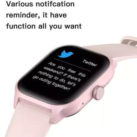 LEMFO LT10 Smartwatch para homens e mulheres Touch Dial Chamada Música Smartwatch Android iOS Rastreador de Fitness Relógios Esportivos 2024