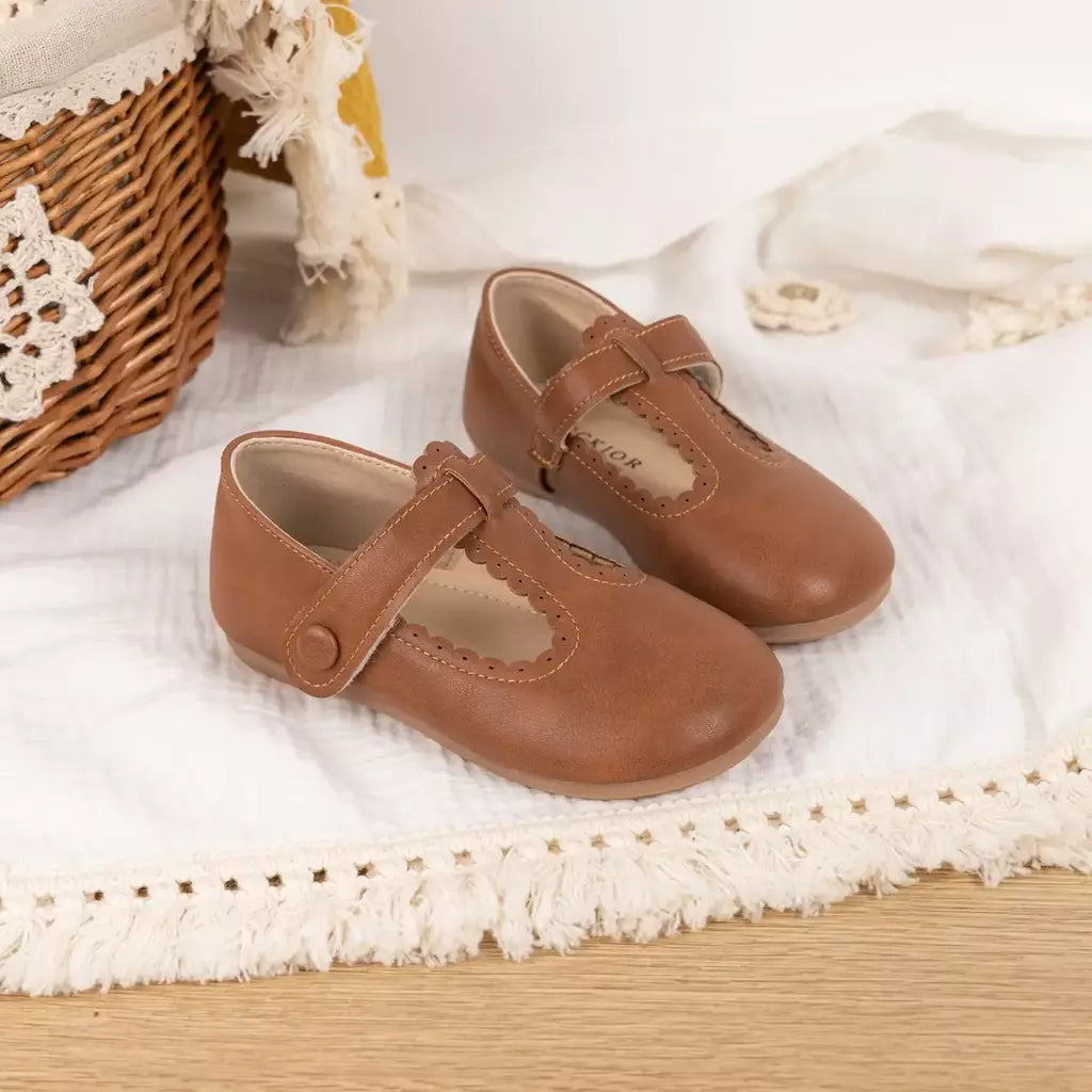 Kidsun criança menina mary jane vestido sapatos ballet apartamentos para crianças menina festa escola sapatos bowknot princesa sapatos
