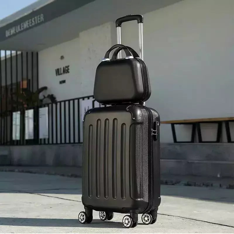 Conjunto de malas rolantes e bolsas de viagem com rodas giratórias 20 '' maleta de bagagem com carrinho de cabine grande capacidade