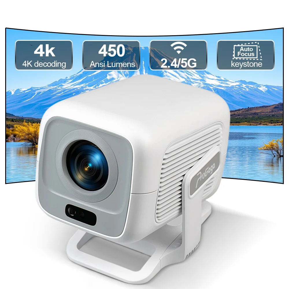 Thundeal foco automático pg370 full hd 4k projetor para filme wifi android projetor smart tv home theater mini projetor de vídeo portátil