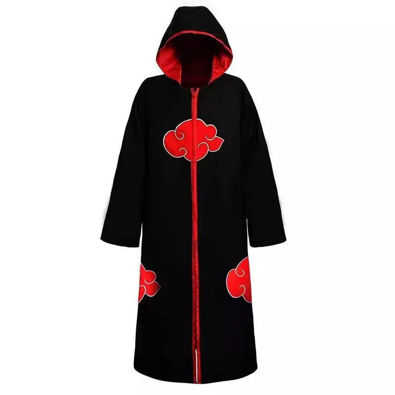 Naruto uchiha itachi cosplay trajes anime longo manto casaco robe trincheira ninja halloween carnaval festa grupo roupas capa presentes