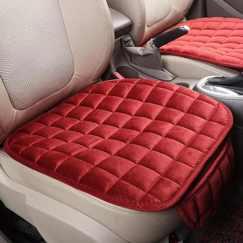 Universal inverno quente capa de assento de carro almofada anti-deslizamento assento da cadeira dianteira almofada respirável protetor de assento de carro capas de assento para carros