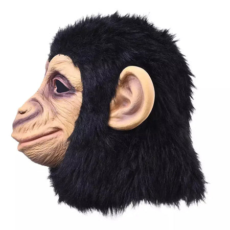 Novo macaco gorila máscaras de halloween adulto rosto cheio máscara engraçada látex festa de halloween cosplay traje masquerade máscaras realistas