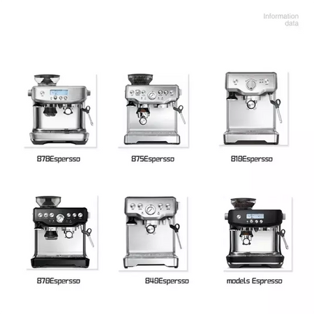 Anel de pó de café b15c para máquinas de café expresso breville série 8, alça de café, anel de pó anti-mosca