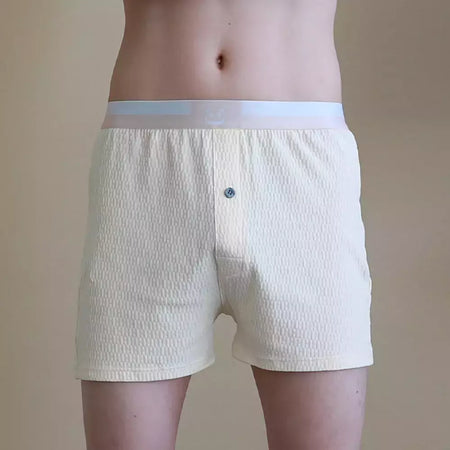 100% algodão macio solto respirável roupa interior masculina moda panda impressão sólida malha pj calças cintura alta elástica pijamas boxers