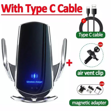 100w carregador de carro sem fio magnético suporte do telefone do carro para iphone 11 12 13 14 15 pro xiaomi samsung carregamento rápido carregadores sem fio