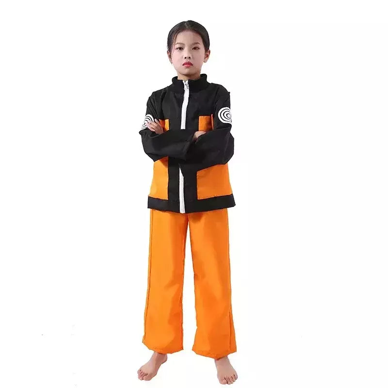 Deluxe meninos anime ninja cosplay traje crianças fantasia-vestido halloween carnvial vestir-se roupa de festa