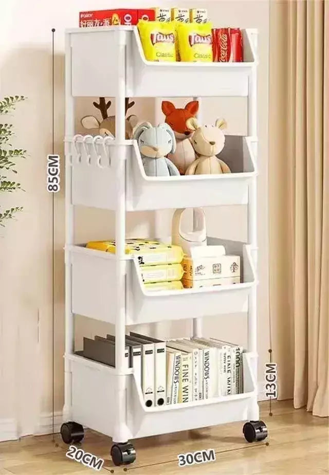 Armário De Armazenamento De Fenda Estreita, Estante De Carrinho, Rack De Canto De Cozinha, Banheiro, Sala De Estar, Organizador De Casa