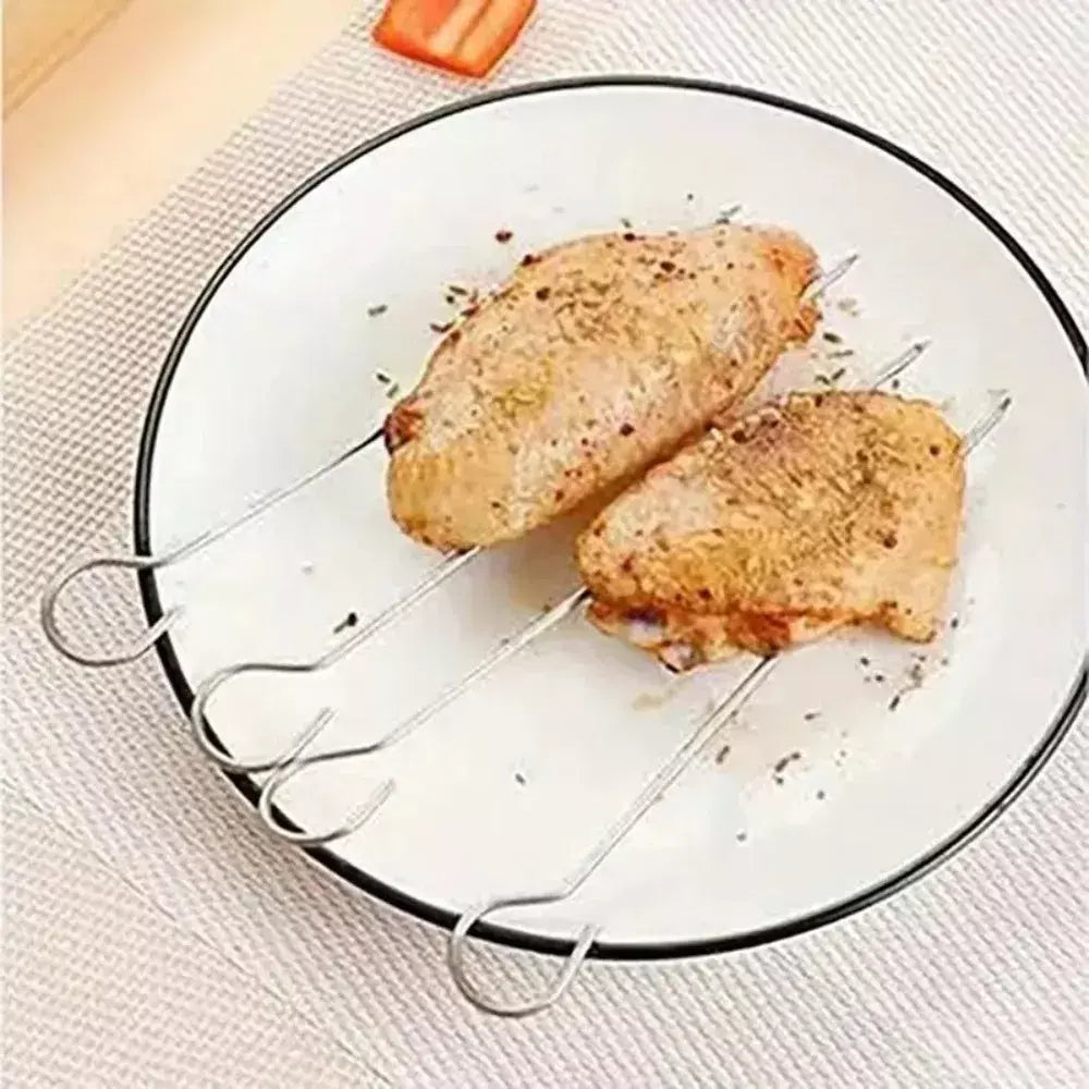 Suporte de churrasco de aço inoxidável de alta qualidade, rack de cozinha de três camadas, fritadeira de ar, conjunto de grelha ao ar livre, fritadeira elétrica de ar