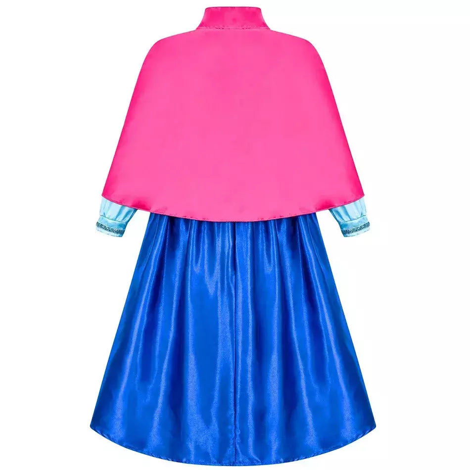 Elsa anna vestidos de princesa meninas malha lantejoulas vestido crianças cosplay neve rainha trajes halloween carnaval festa aniversário vestidos