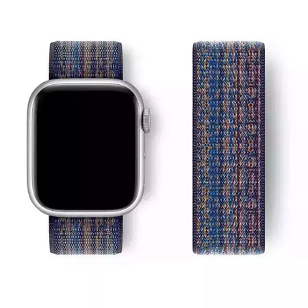 Pulseira Esportiva de Nylon para Apple Watch, Pulseira Nike, Pulseira Loop, iWatch 9, 8, 7, 6, 5, se2, Ultra 2, 45mm, 44mm, 41mm, 42 milímetros, 38 milímetros, 49 milímetros