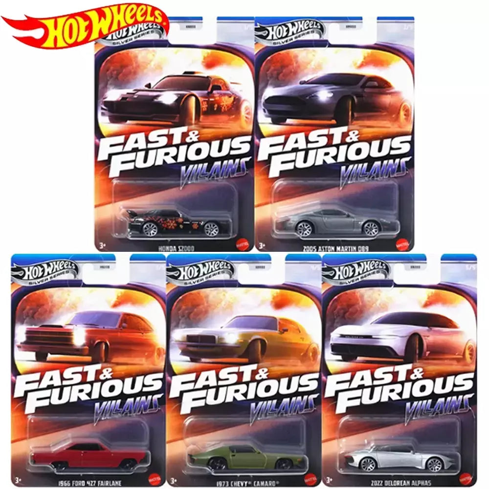 Hot Wheels Carros Velozes e Furiosos HNR88-E F G H J TOYOTA SUPRA NISSAN SKYLINE GTR (BNR34) Diecast Modelo de Veículo Carros Brinquedos Meninos Presente