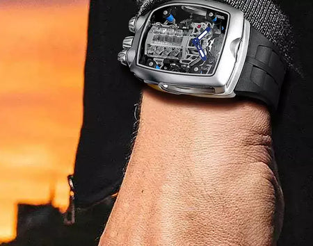 Pindu design relógios masculinos marca superior de luxo militar esporte masculino nh05 relógio automático à prova dwaterproof água relógios mecânicos montre homm