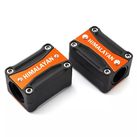 Apto para royal enfield himalayan 400 411 22/25/28mm motocicleta 7 cores barra de acidente do motor proteção pára-choques decorativo guarda bloco
