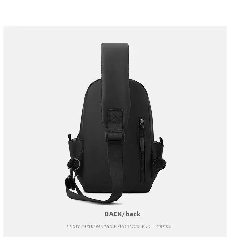 Bolsa de peito masculina, crossbody, mochila pequena, casual, marca, na moda, crossbody, para celular, novo, moda, Ins, 2024