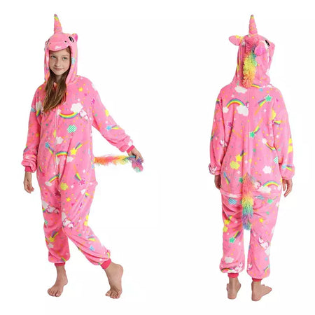 Miniso Cosplay Costumes para crianças, pijama animal, ponto, dinossauro, panda, unicórnio, kigurumi, halloween, meninos, meninas, crianças