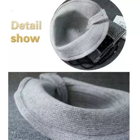 Chapéu de lã de bowknot vintage feminino, Fedoras para senhoras, cúpula de feltro para casamento Igreja Jazz, boné feminino elegante, outono e inverno