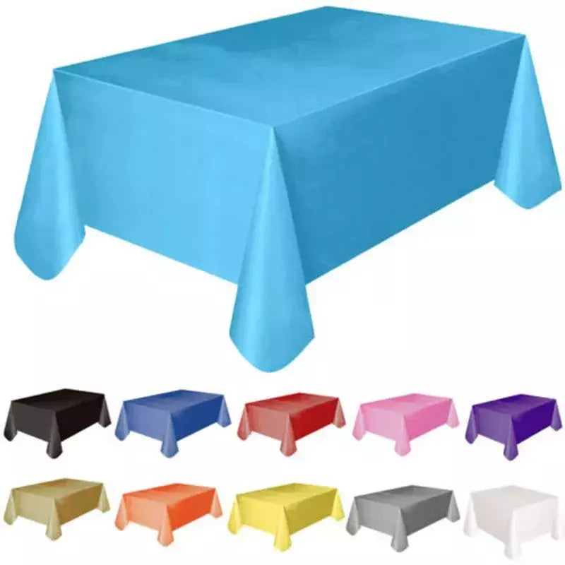 Toalha De Mesa Retangular Descartável, Sobreposições, Toalha De Mesa, Decoração De Casa, Cobertura De Mesa De Jantar, Casamento, Natal, Chuveiro De Bebê, Aniversário, Banquete