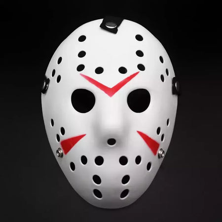 Presente filme máscara de hóquei jason voorhees sexta-feira 13th horror máscara assustadora festa de halloween cosplay máscaras para adultos homens dia das bruxas