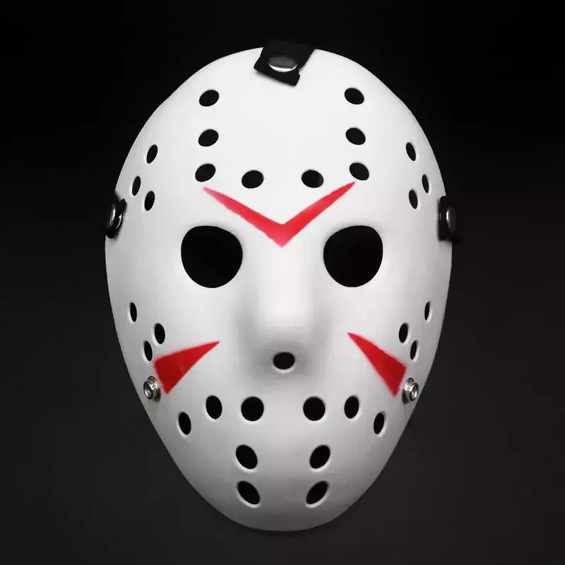 Presente filme máscara de hóquei jason voorhees sexta-feira 13th horror máscara assustadora festa de halloween cosplay máscaras para adultos homens dia das bruxas