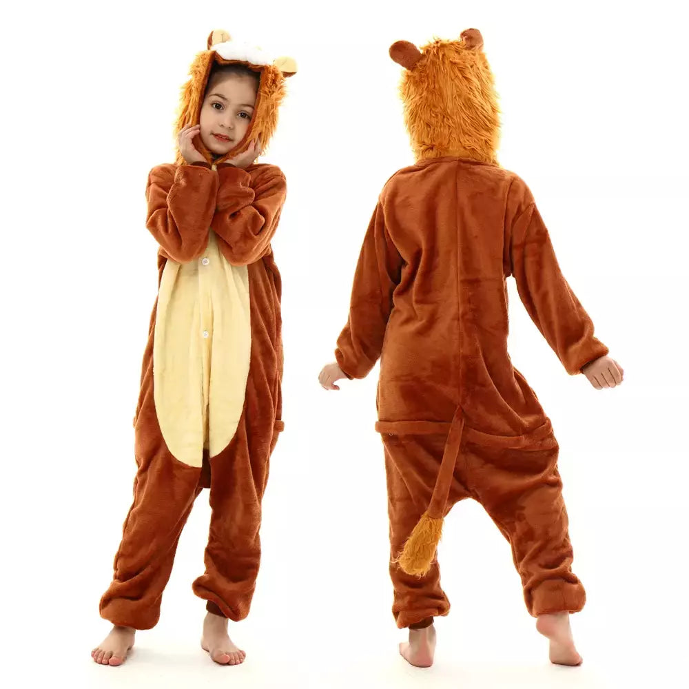 Children Stitch Pijama de flanela, Unicórnio Kigurumi Onesies, Blanket Sleepers, Kigurumi, Crianças, Meninos, Meninas, Bebê, Inverno