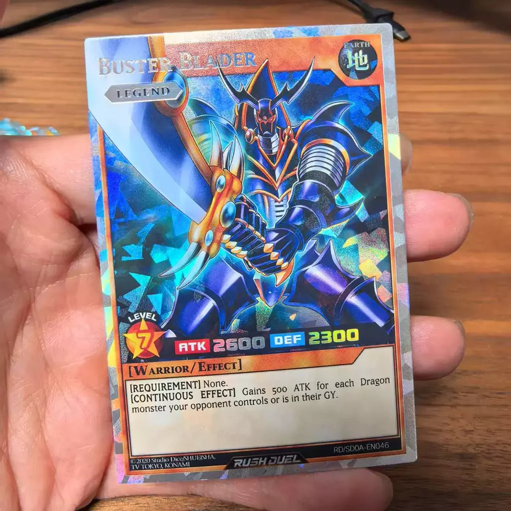 Rush duelo diy 72 peças novos cartões yu gi oh clássico duelo monstro coleção olhos vermelhos e azuis yugioh cartões holográficos brilhantes em inglês