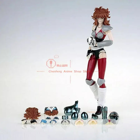 GoodTony/GT Saint Seiya Mito Pano EX Athena Saori Kido Águia Marin Ophiuchus Shaina Prata Cavaleiros do Zodíaco Figura de ação