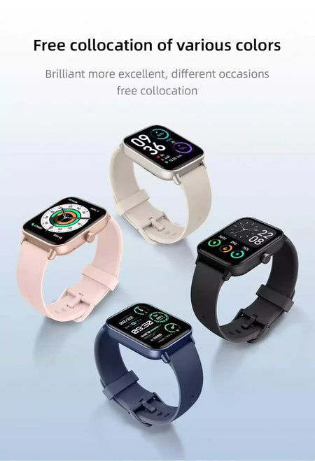 Built-in Alexa Smart Watch para Men e Women, IP68 Waterproof, Bluetooth Call, Stress Test, Blood Oxygen, Heart Rate, 5ATM, IDW19, 2023, New