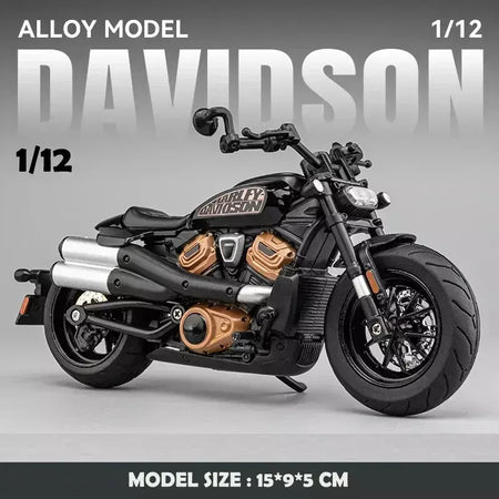 1/12 harley davidson sportster s moto liga modelo diecast corrida motocicleta brinquedo crianças presente coleção em miniatura voiture