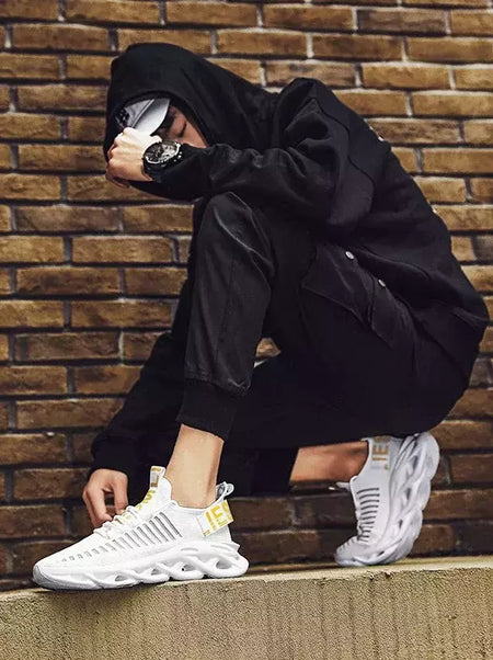 Tênis de malha respirável masculino, Sapatos casuais volumosos, Luxo, Clássicos, Tendências originais, à venda, Primavera, Outono, 2022