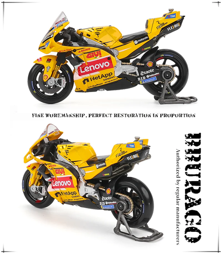 Maisto 1:18 NOVA Equipe Ducati Lenovo 2023 # 1 Bagnaia Champion Moto GP Racing fundição liga modelo de motocicleta coleção presente brinquedo