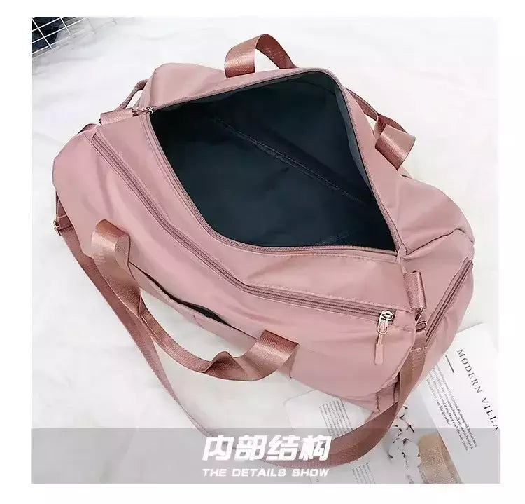 Impermeável Nylon Sports Gym Bags para Homens e Mulheres, Bolsa de Viagem, Yoga Mat, Sapatos Compartimento, Treinamento, Fitness, ao ar livre
