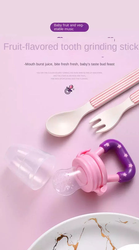 Chupeta alimentador de frutas infantis Brinquedos de dentição Alimentador de alimentos frescos Mamilo de frutas Bolsas de silicone para crianças pequenas, crianças, menino, menina