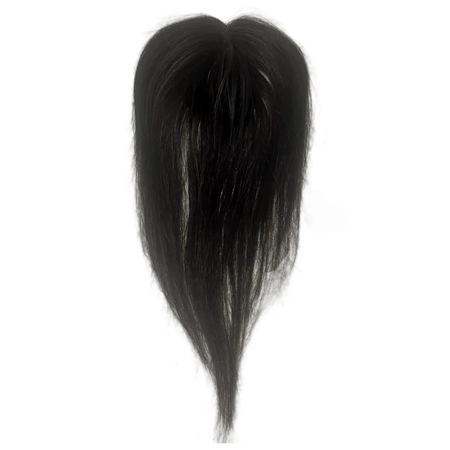 Nenhum clipes de cabelo humano franja francesa gancho e laço pasta mágica toppers para mulheres fácil de usar adesivos de costura remendos de cabelo extensão