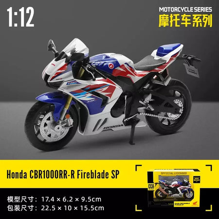 Cca 1:12 suzuki GSX-R1000 liga motocross licenciado modelo de motocicleta brinquedo carro coleção presente produção estática fundição