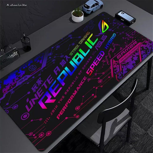 Asus ROG Mause Pad Anime Mouse Mats Gaming Computer Desk Mat Mouse Accessories Gamer Mouse Pad Speed ??Rubber Mat
