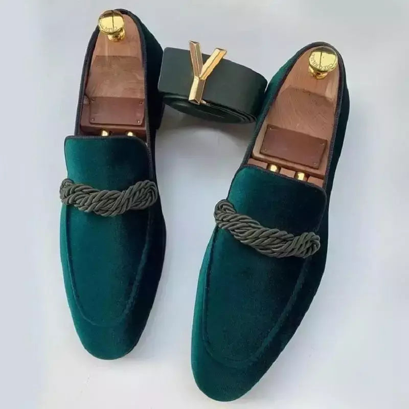 Sapatos masculinos de couro de camurça sapatos de couro de camurça de tamanho grande vintage deslizamento-on clássico casual homem sapatos de condução sapatos de casamento sapatos de vestido masculino