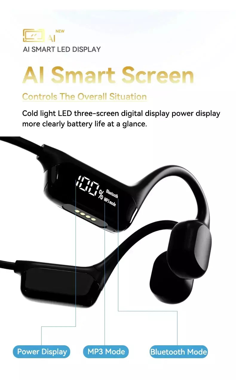 Xiaomi ipx8 à prova dwaterproof água natação condução óssea fone de ouvido bluetooth baixo sem fio mp3 player ciclismo fitness fone