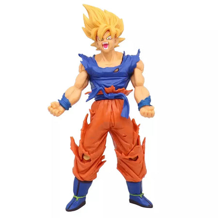 Anime dragon ball z super saiyan son goku vegeta anime figura de ação modelo presentes estatuetas colecionáveis para crianças 18cm