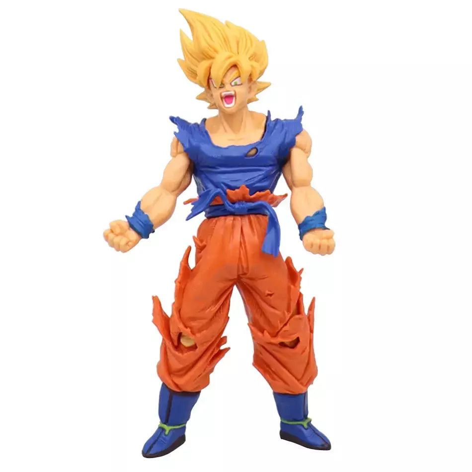 Anime dragon ball z super saiyan son goku vegeta anime figura de ação modelo presentes estatuetas colecionáveis para crianças 18cm